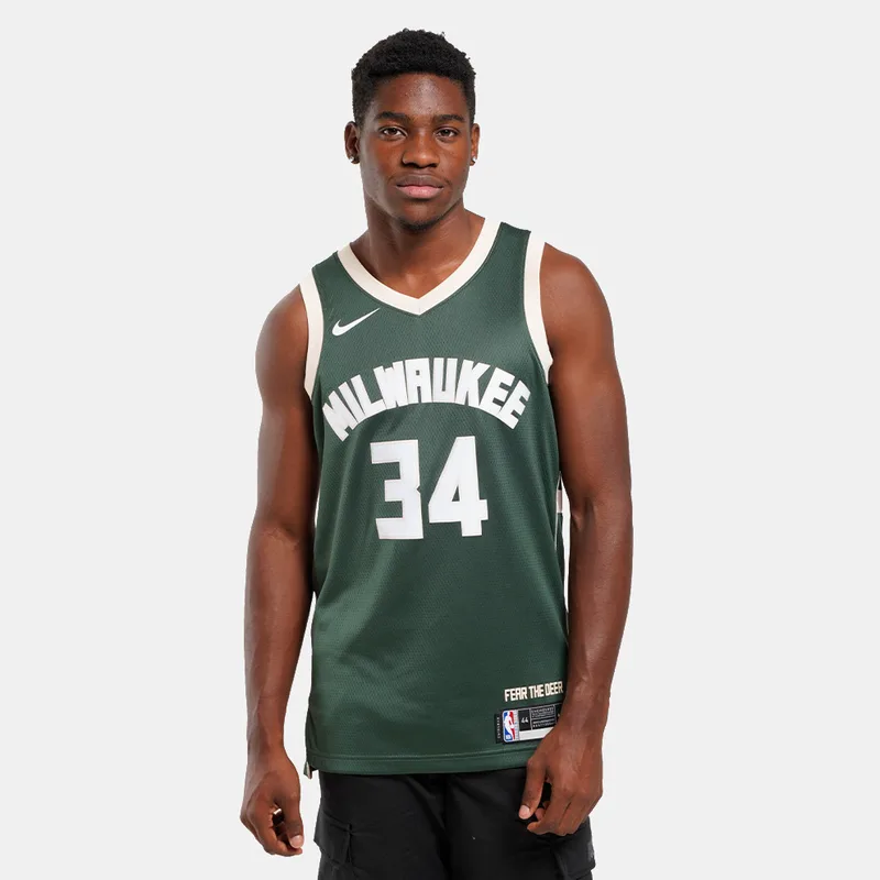 Nike NBA Giannis Antetokounmpo Milwaukee Bucks Icon Edition Μπασκετική Φανέλα (9000110237_40564)
