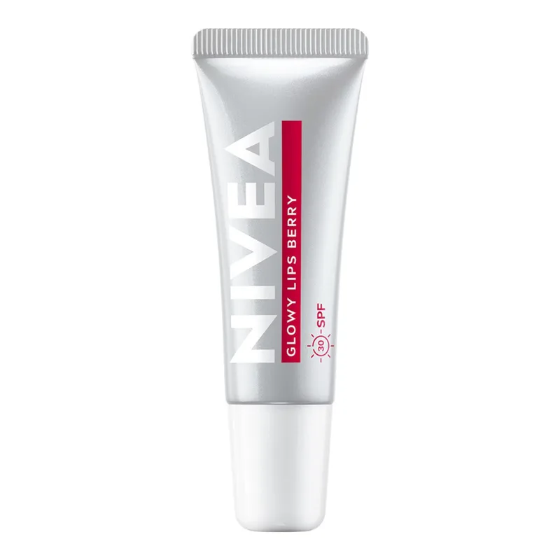 Nivea Glowy Lips Lip Balm - Berry (10ml)