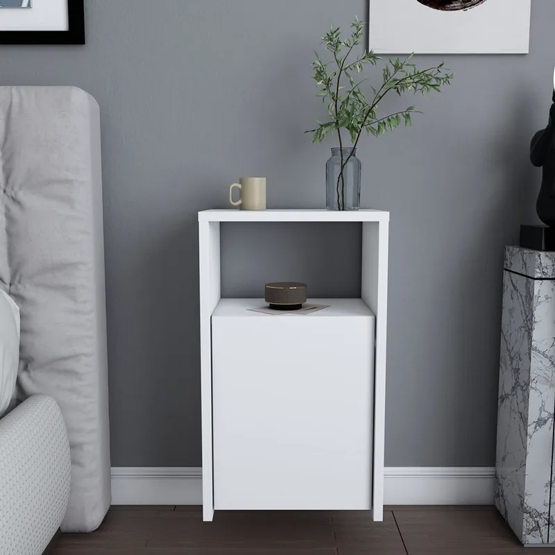 Κομοδίνο Carlin - White 322Rtc1625 (36x61,4x25,3 cm)