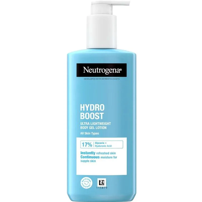 Neutrogena Hydro Boost Ultra Lightwight Lotion Body Gel Κρέμα Σώματος σε Μορφή Τζέλ για Ελαστική & Λαμπέρη Επιδερμίδα 250ml