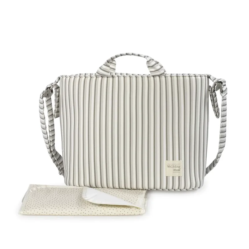 Τσάντα Αλλαξιέρα Backpack (44x12x29) Walking Mum Botton Stripes