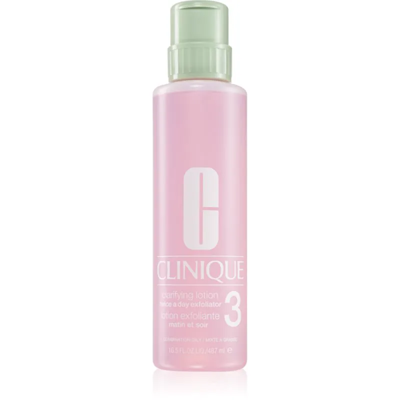 Clinique 3 Steps Clarifying Lotion 3 τονωτικό για μικτή και λιπαρή επιδερμίδα 487 ml