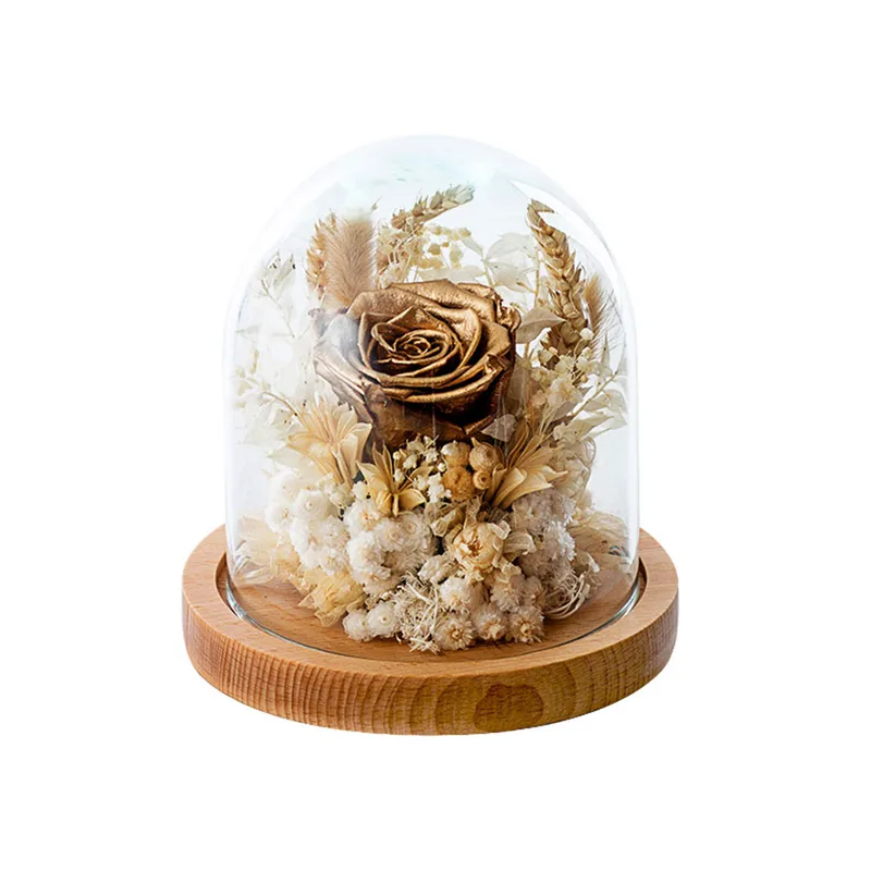 Dry Flowers Χρυσό Essential 12x12cm