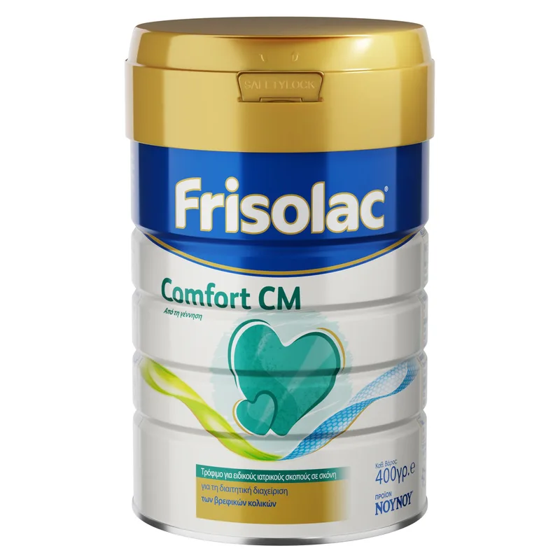 Frisolac Comfort CM Γάλα Ειδικής Διατροφής σε Σκόνη από τη Γέννηση για τη Διαιτητική Διαχείριση των Βρεφικών Κολικών 400gr