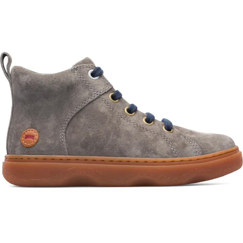 CAMPER Kiddo - Μπότες Για Παιδιά - Γκρι, Μέγεθος 28, Suede