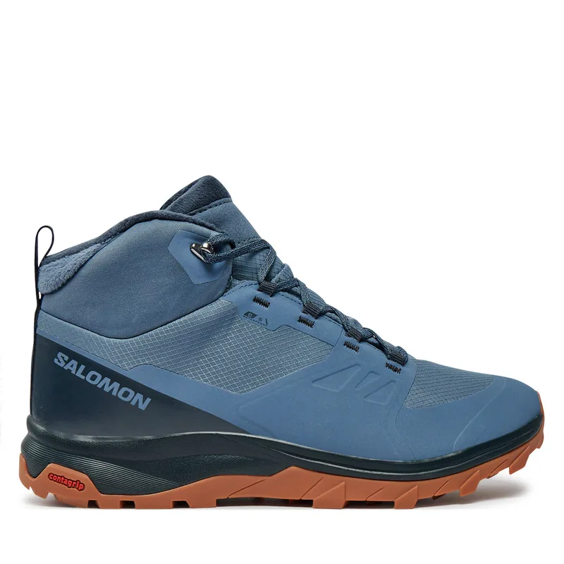 Παπούτσια πεζοπορίας Salomon Outsnap Cswp L47289800 Μπλε