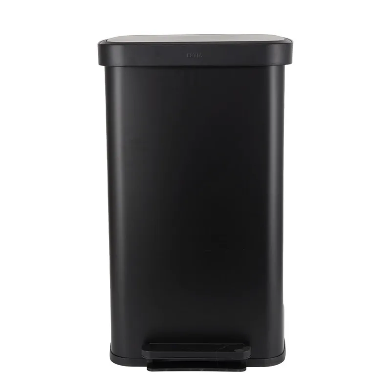 ESTIA ΚΑΔΟΣ ΑΠΟΡΡΙΜΑΤΩΝ FLATOP SOFT CLOSE 70lt ΜΑΤ ΜΑΥΡΟΣ