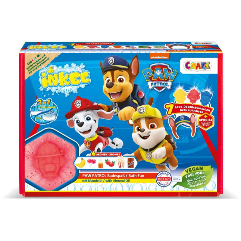 Craze INKEE Paw Patrol σετ δώρου για το μπάνιο για παιδιά