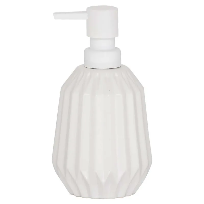 Ντισπένσερ Πορσελάνης 400ml-9,1x16,5εκ. Arte White Sealskin 362500210 (Υλικό: Πορσελάνη, Χρώμα: Λευκό) - sealskin - sl-362500210