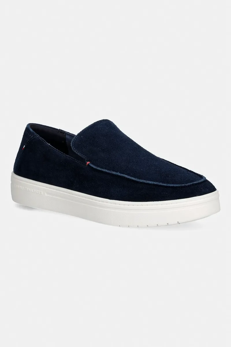 Tommy Hilfiger μοκασίνια ανδρικά σουέτ MODERN LIGHT SUEDE LOAFER