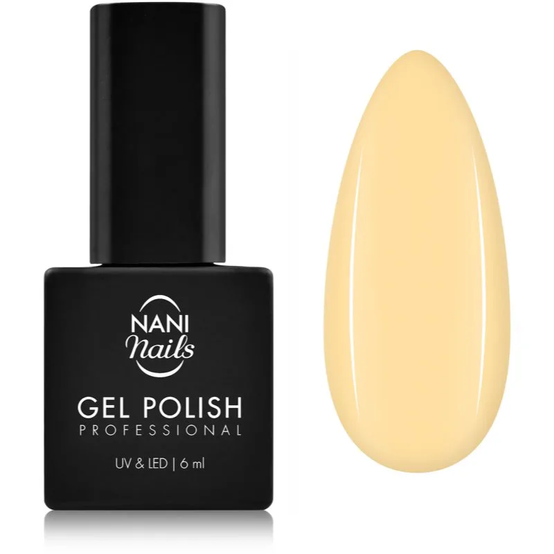 NaniNails NANI Professional τζελ βερνίκι νυχιών απόχρωση Vanilla Pudding 6 ml