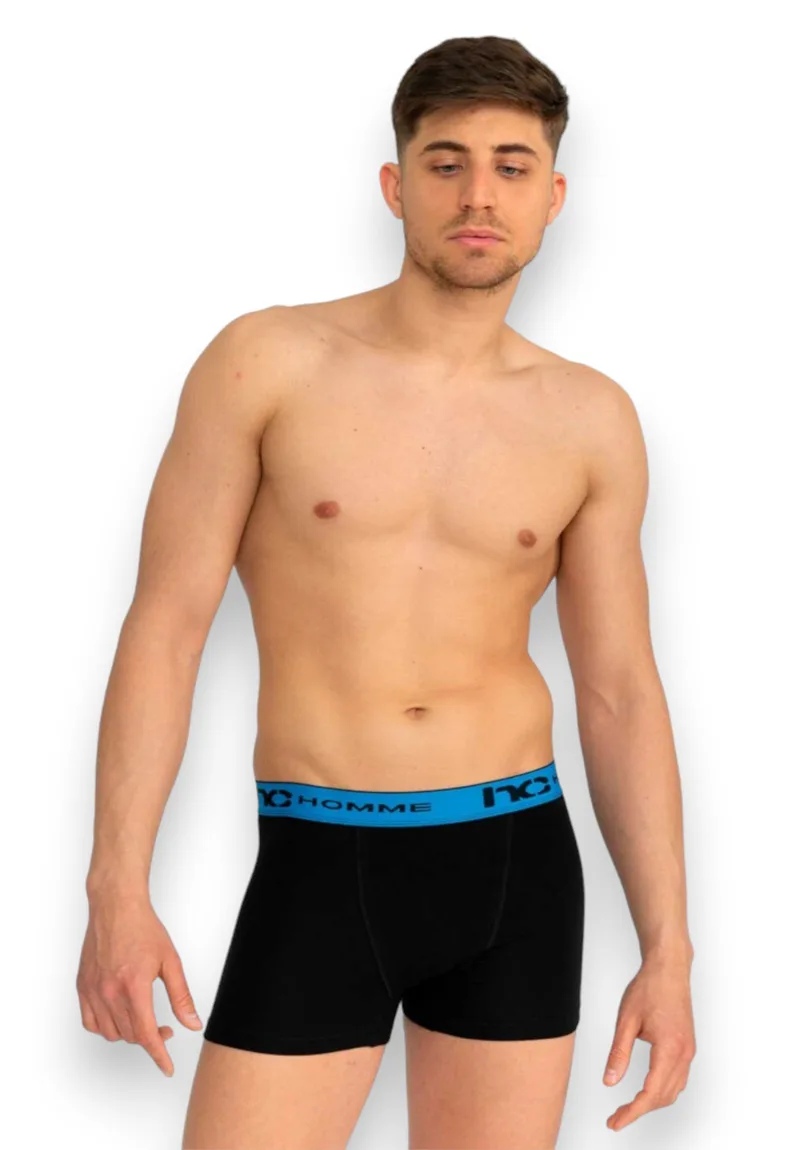 Boxer Ανδρικό Nina Club Black & Blue NC411-12-Μαύρο