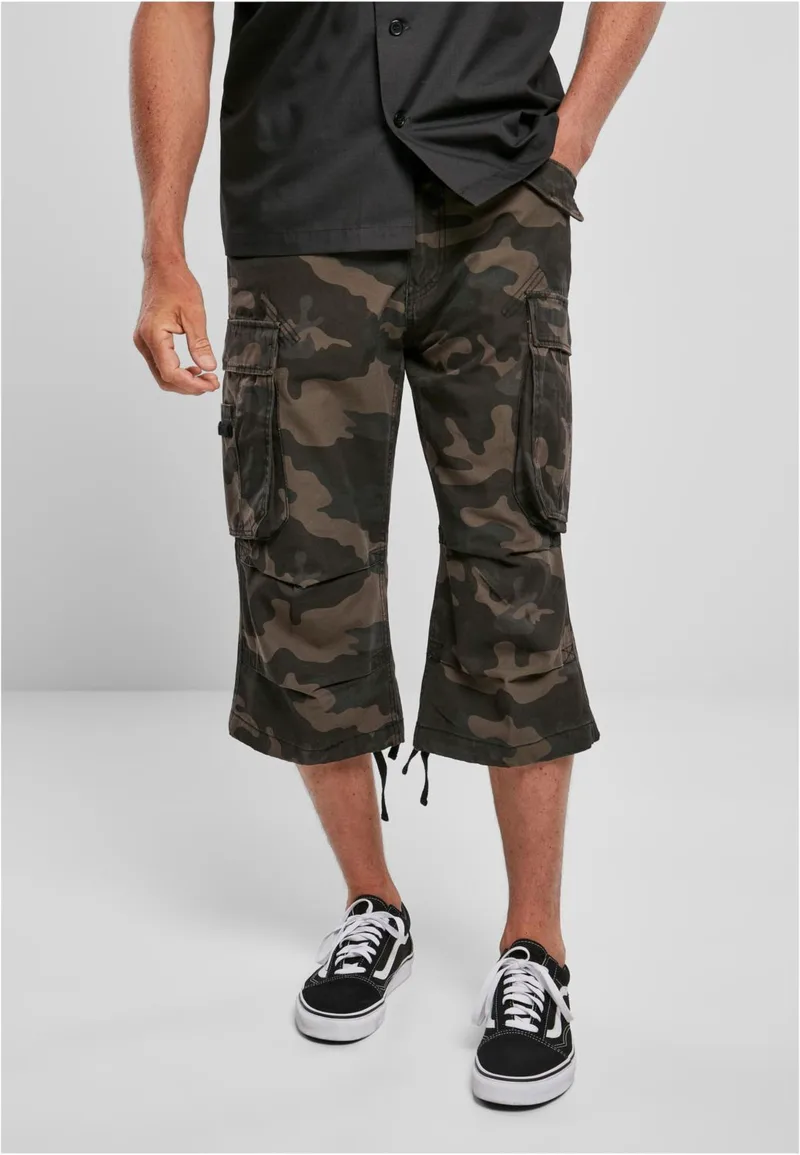 Industry Vintage Cargo 3/4 Shorts Brandit BD2003-00707 darkcamo
