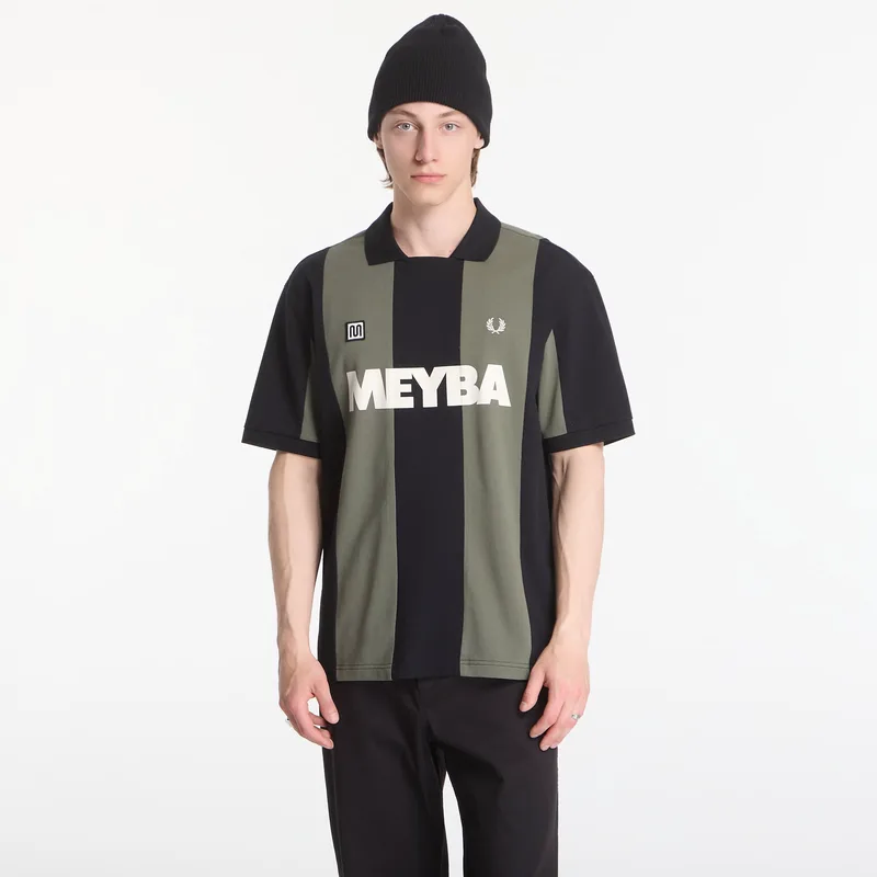 T-shirt Fred Perry Meyba Cut And Sew Polo Shirt Green M