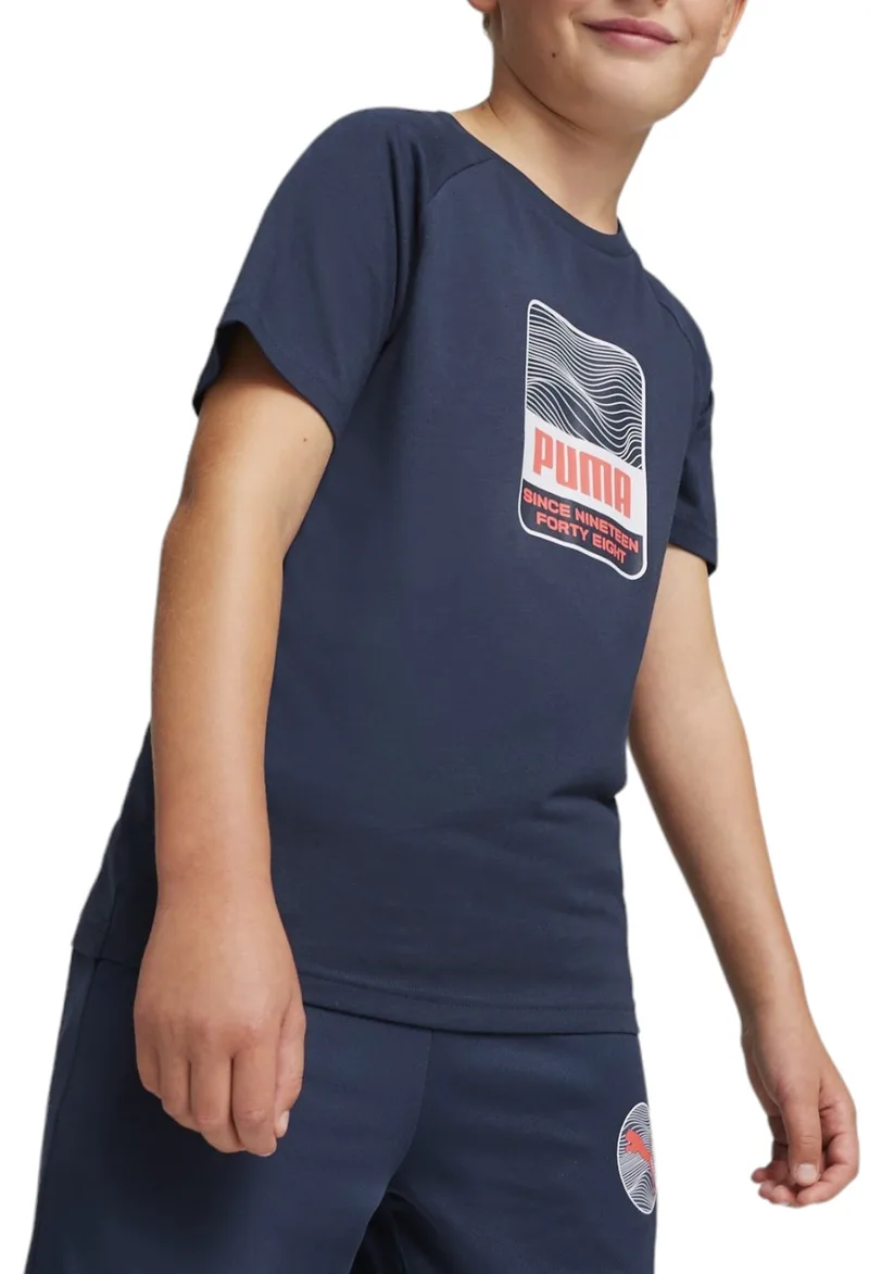 Μπλούζα Κοντομάνικη Puma Active Sports Graphic 679206-14 Αγόρι