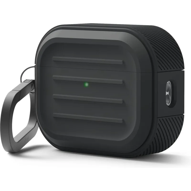 Θήκη AirPods Pro 3rd Gen Elago Armor Hang Case Σιλικόνης - Black (EAPP3AM-HANG-BK)