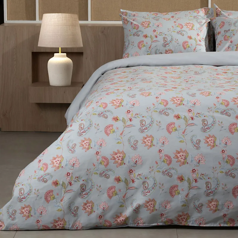 Παπλωματοθήκη Μεμονωμένη Υπέρδιπλη 230X250 Sunshine Cotton Feelings 2068 Grey (230x250)