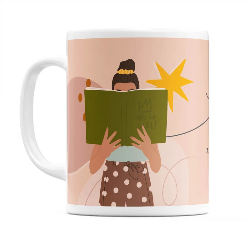 Teacher With Book - Κούπα - Λευκό - Απλή