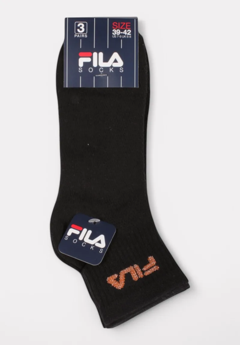 Fila Quarter Socks F6796 Fashion Lady F6796-183-Πολύχρωμο