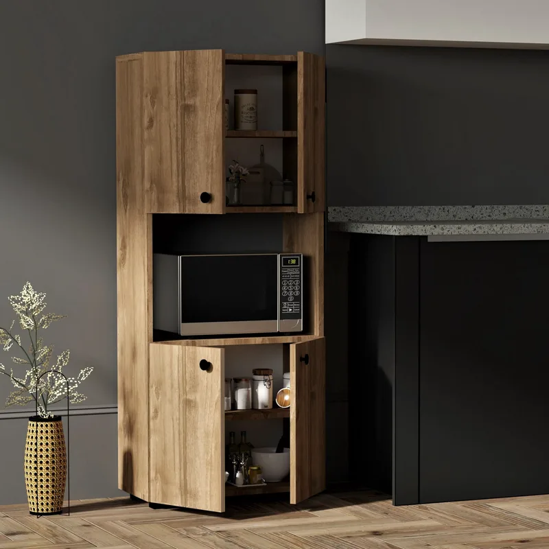 Ντουλάπι Κουζίνας Efe - Walnut 835Puq3101 (60x140x31,4)