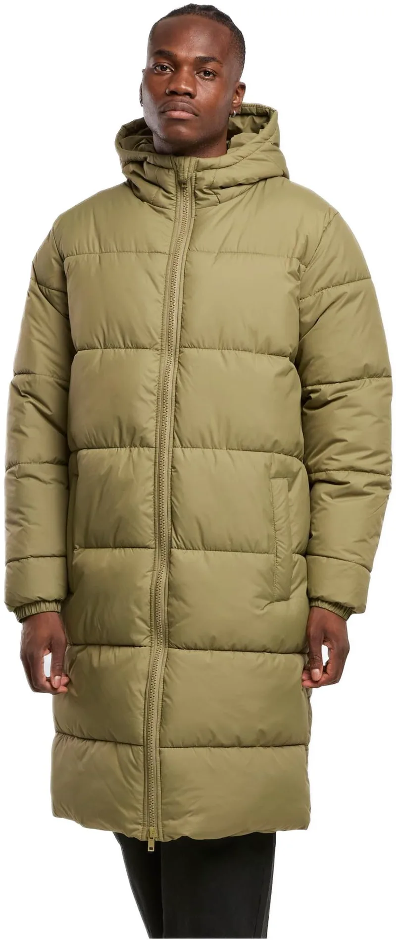 Mens Long Puffer Coat Urban Classics TB7010-03057 tiniolive