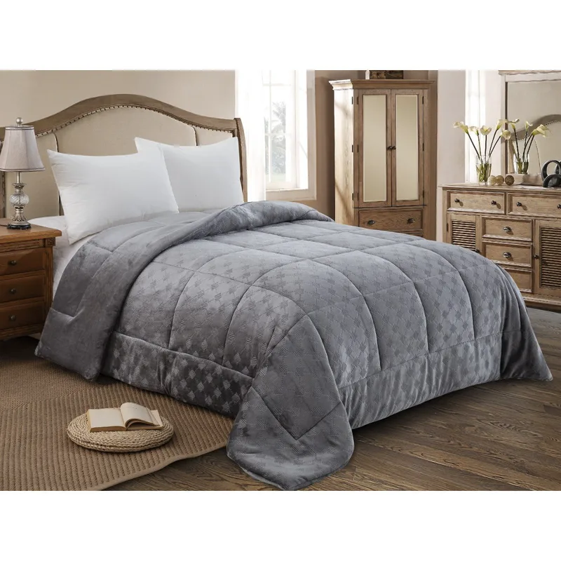 Κουβερτοπαπλωμα Μονο 160X240 Adam Home (822) Grey