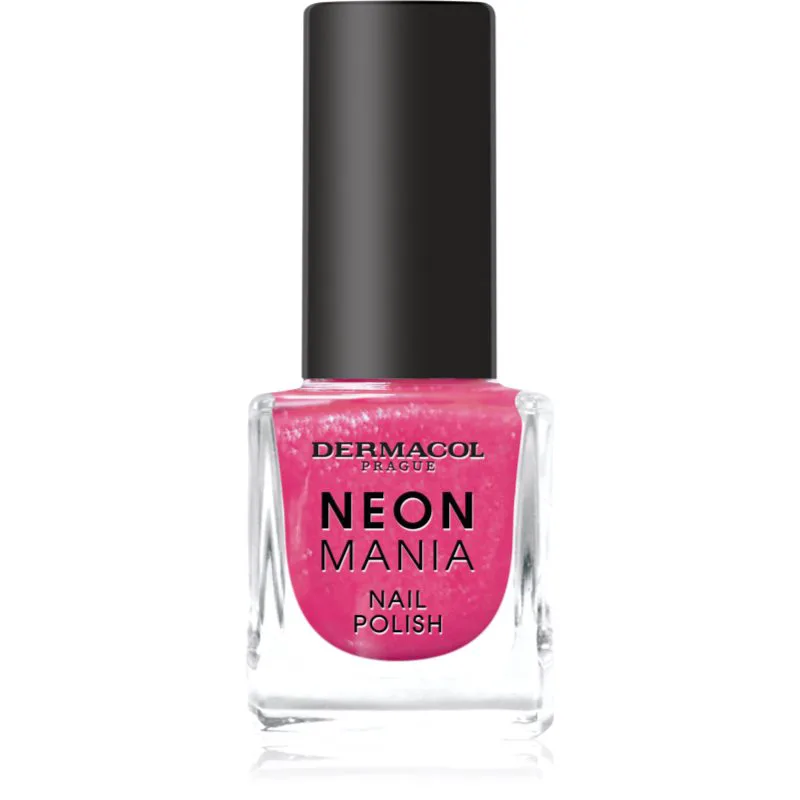 Dermacol Neon Mania βερνίκι νυχιών απόχρωση 1 Ροζ Chic 5 ml