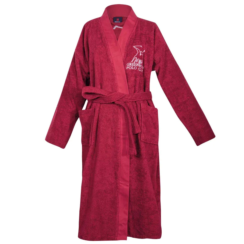 Μπουρνούζι Greenwich Polo Club 3210 Bordeaux LARGE