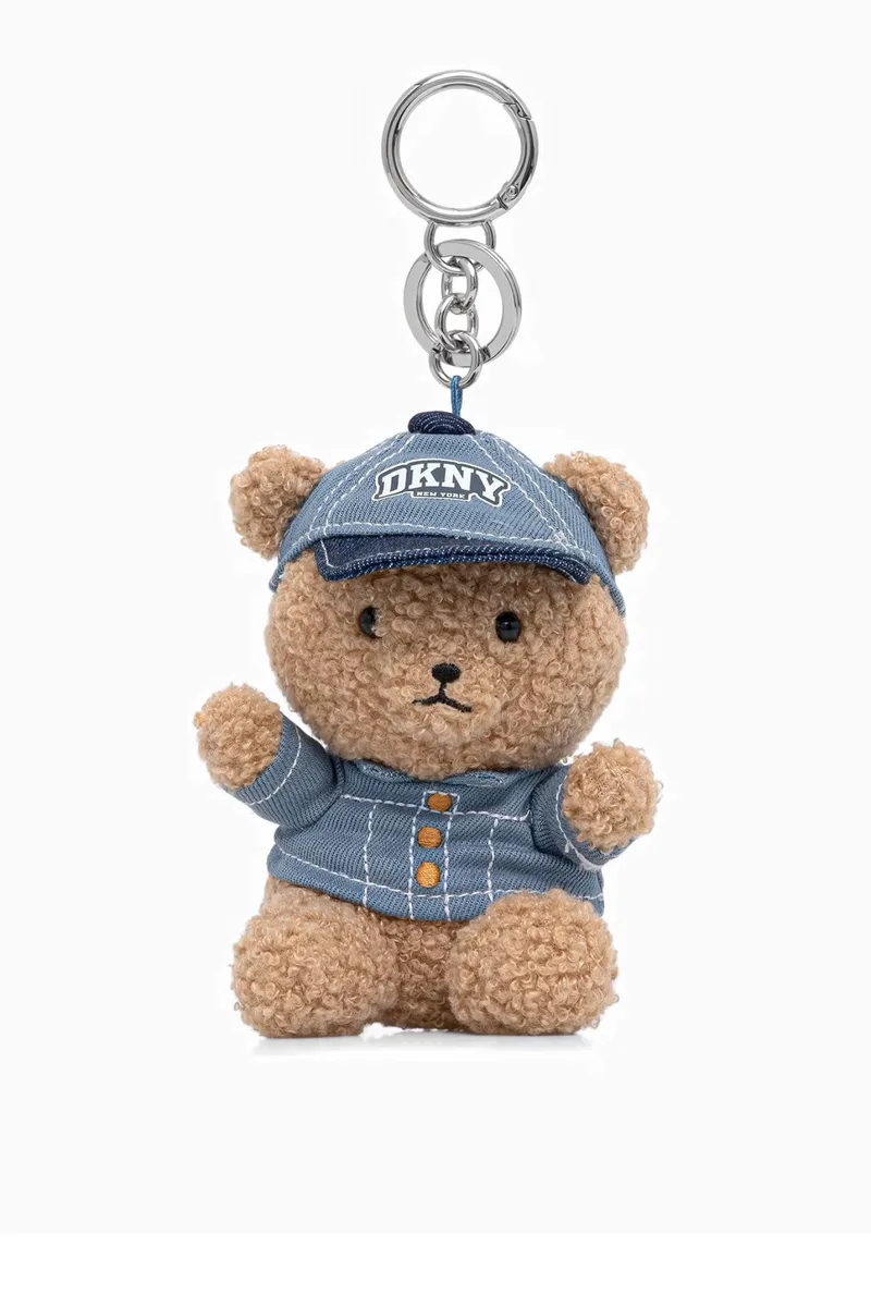 DKNY ΜΠΡΕΛΟΚ BOXED BEAR CHARM DENIM