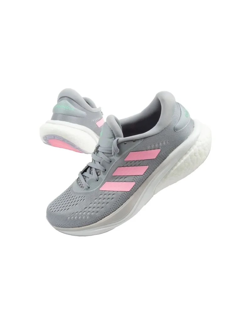 Adidas women's sports shoes Supernova 2 sneakers gray light