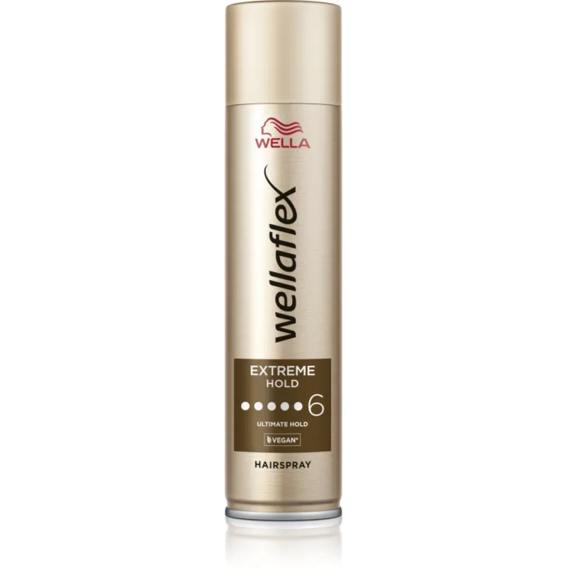 Wella Wellaflex Extreme Hold λακ μαλλιών με εξαιρετικά δυνατό κράτημα για φυσικό κράτημα 250 ml