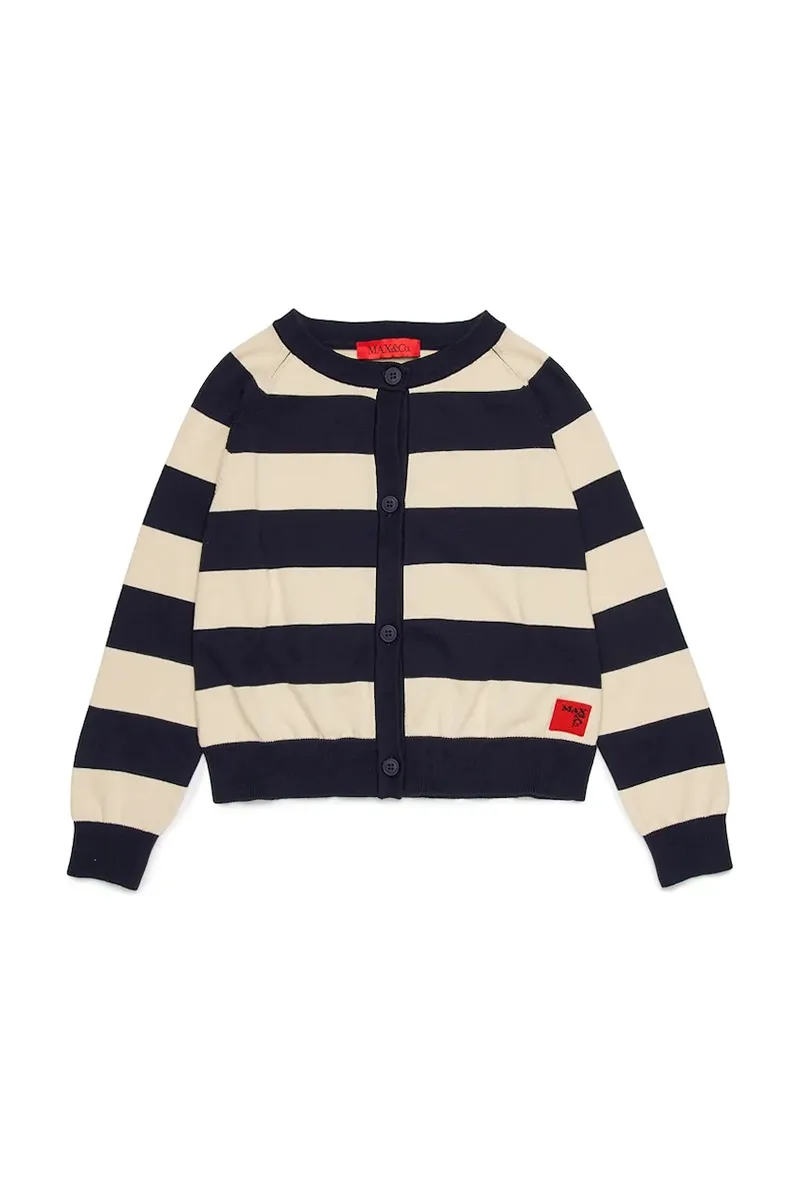 Παιδική βαμβακερή ζακέτα MAX&Co. MAXK25F KNITWEAR