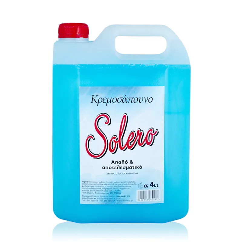 Κρεμοσάπουνο Solero Μπλε 4lt