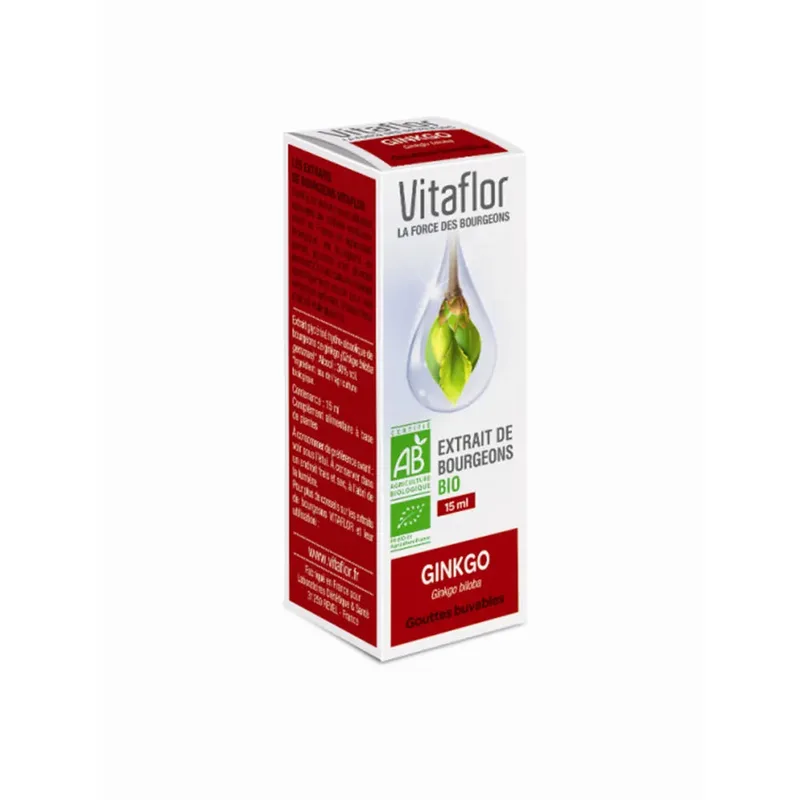 Vitaflor Organic Ginkgo Bud Extract 15ml