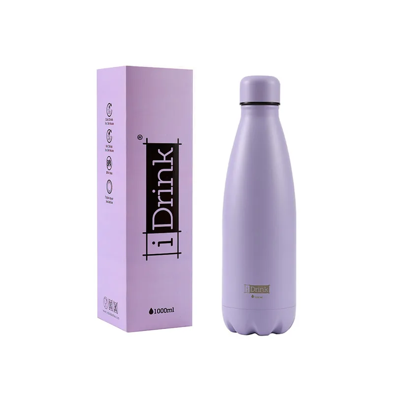 ΠΑΓΟΥΡΙ i DRINK THERM BOTTLE 1000ml LILAC