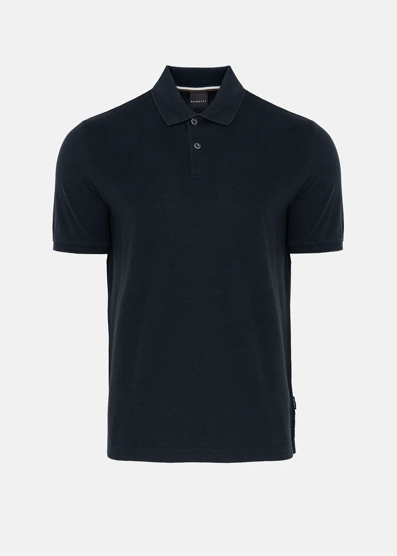 Bugatti Polo Μπλούζα της σειράς Stripe - 8150 75002C 390 Blue