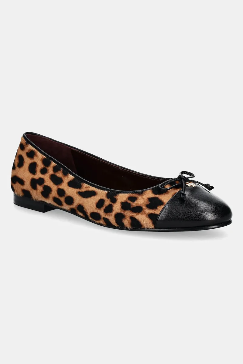 Δερμάτινες μπαλαρίνες Tory Burch Cap-Toe Ballet