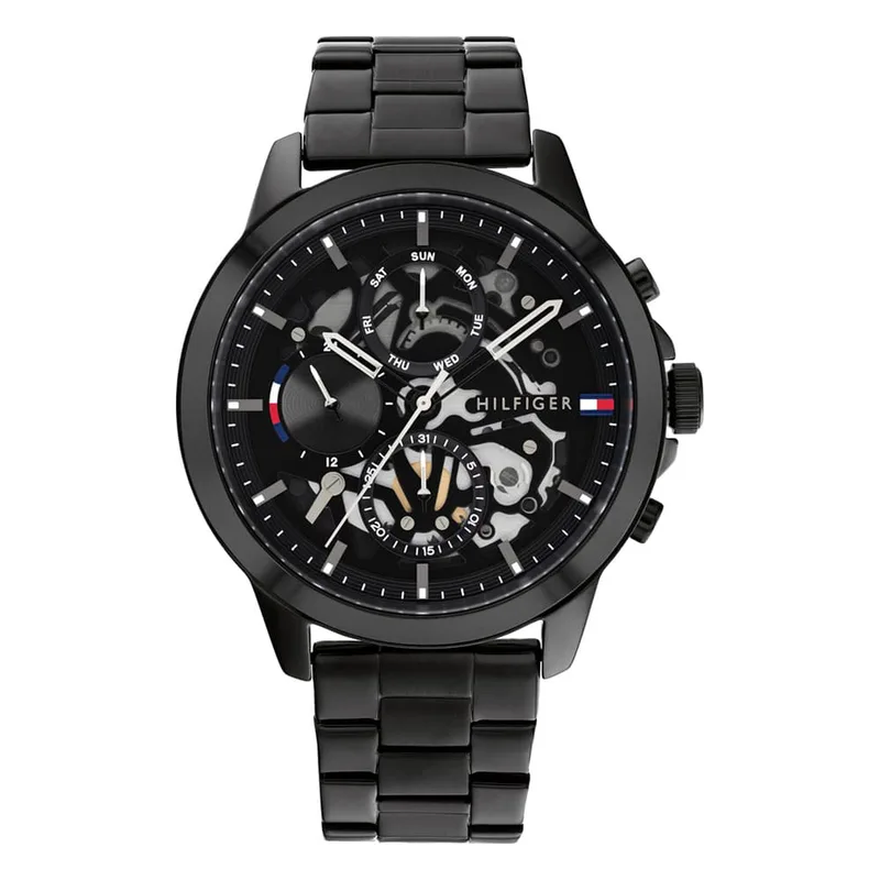 TOMMY HILFIGER Henry Black Stainless Steel Bracelet 1710478