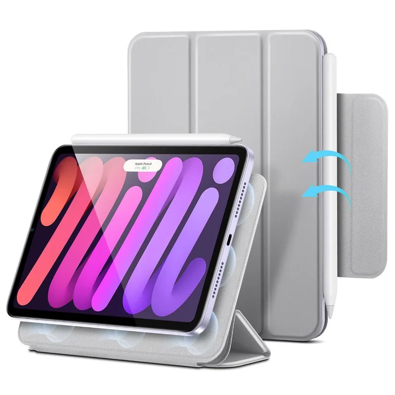 Θήκη ESR Rebound Magnetic with Clasp Grey iPad mini 6/7