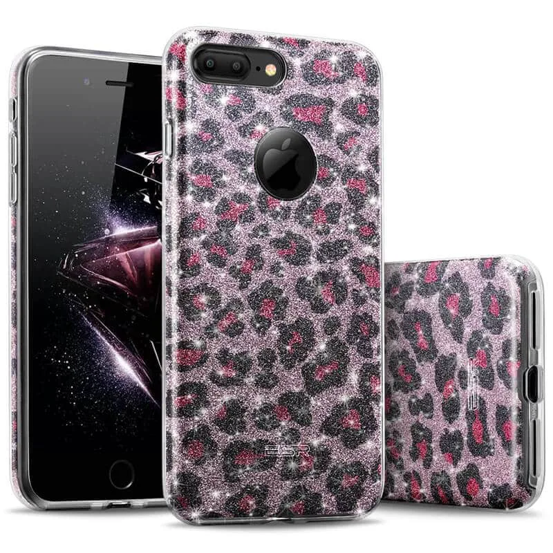 ESR iPhone 7 Plus Make Up Series Leopard Ροζ