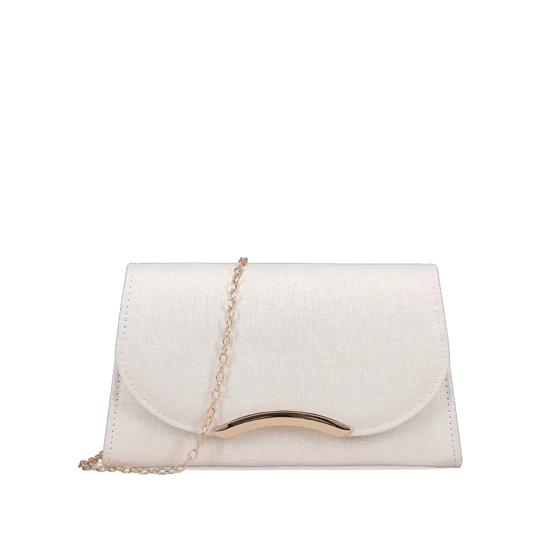 Λευκό clutch τσαντάκι