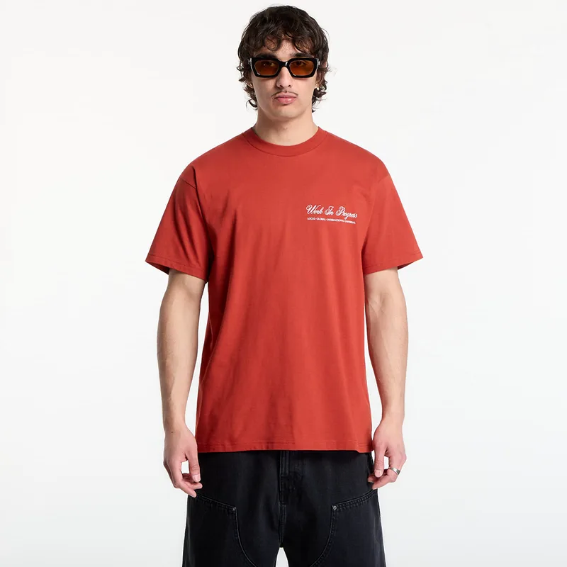 T-shirt Carhartt WIP S/S Cloud Heart T-Shirt UNISEX Oxide Red XL