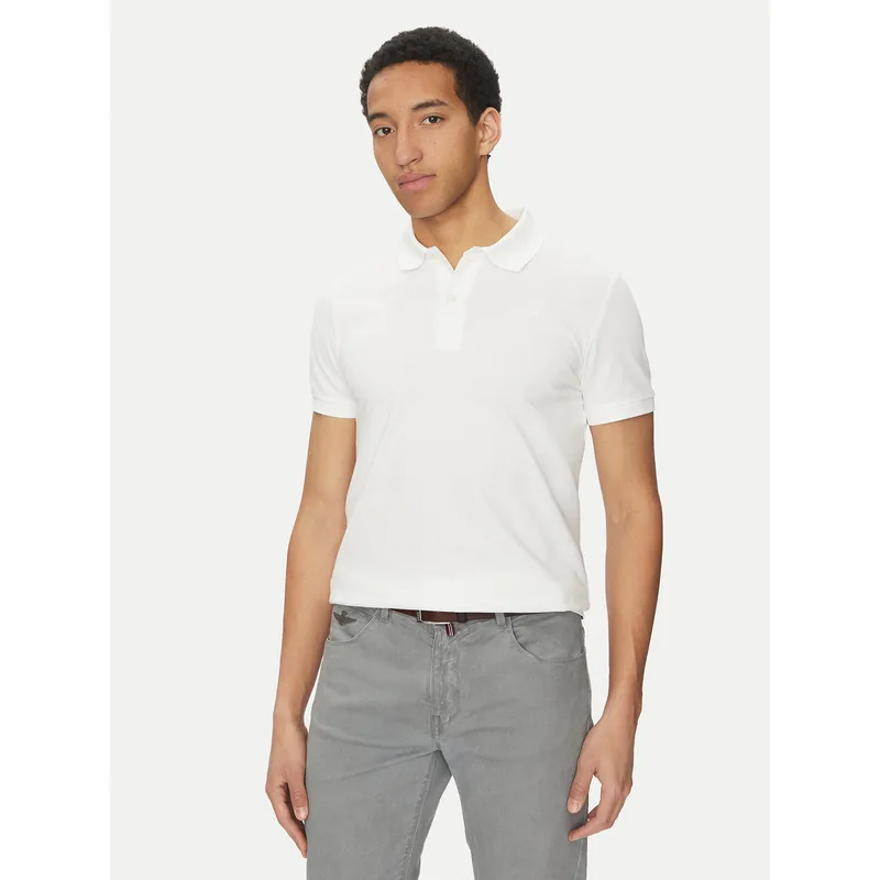 Geox Polo M5511B T3240 F2128 Λευκό Regular Fit