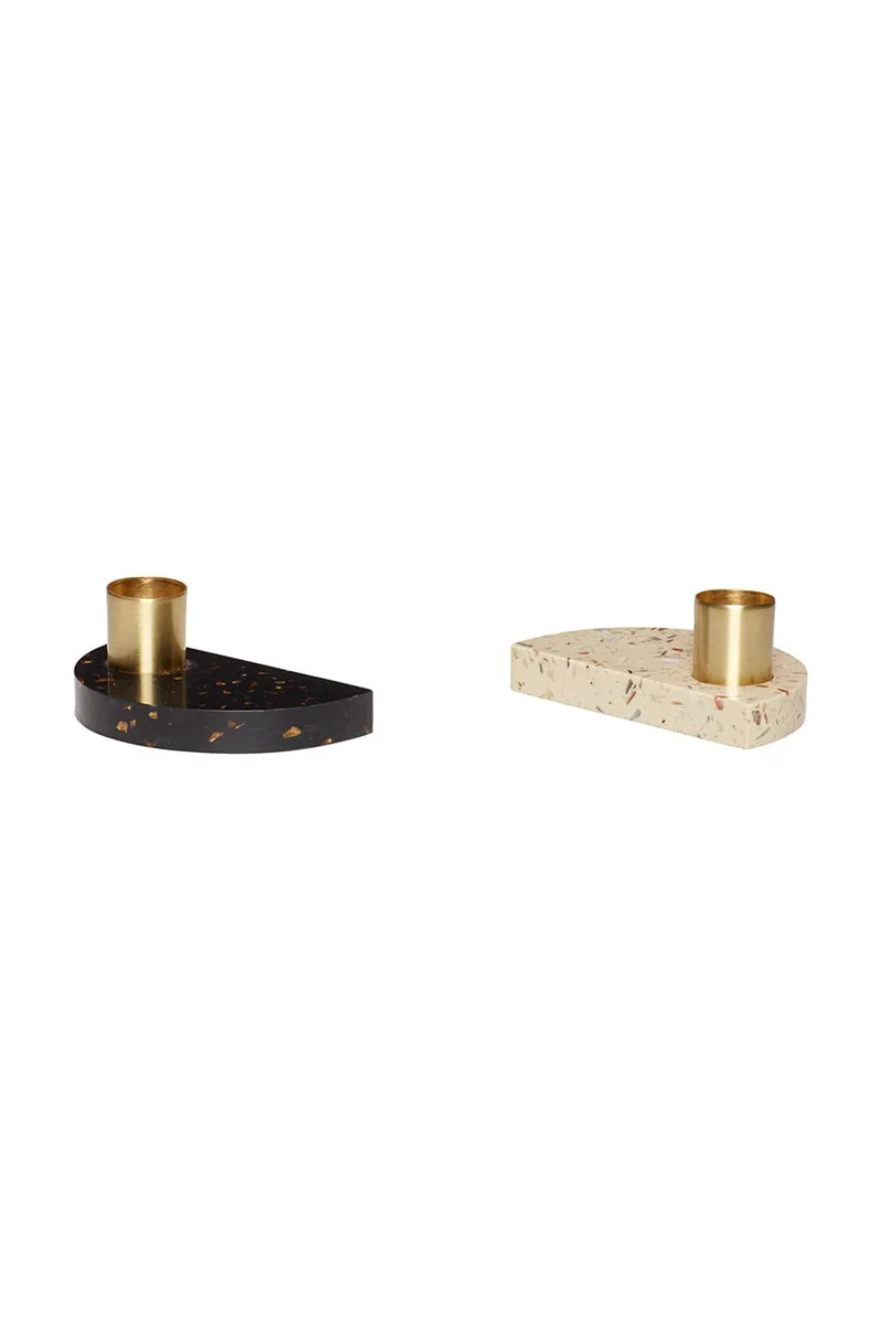 Hübsch σετ κηροπήγια (2-pack)