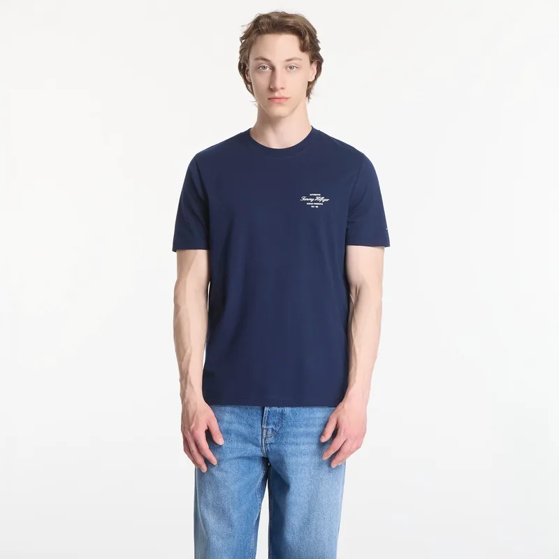 T-shirt Tommy Hilfiger Nautical Back Photo Regular Tee Carbon Navy M