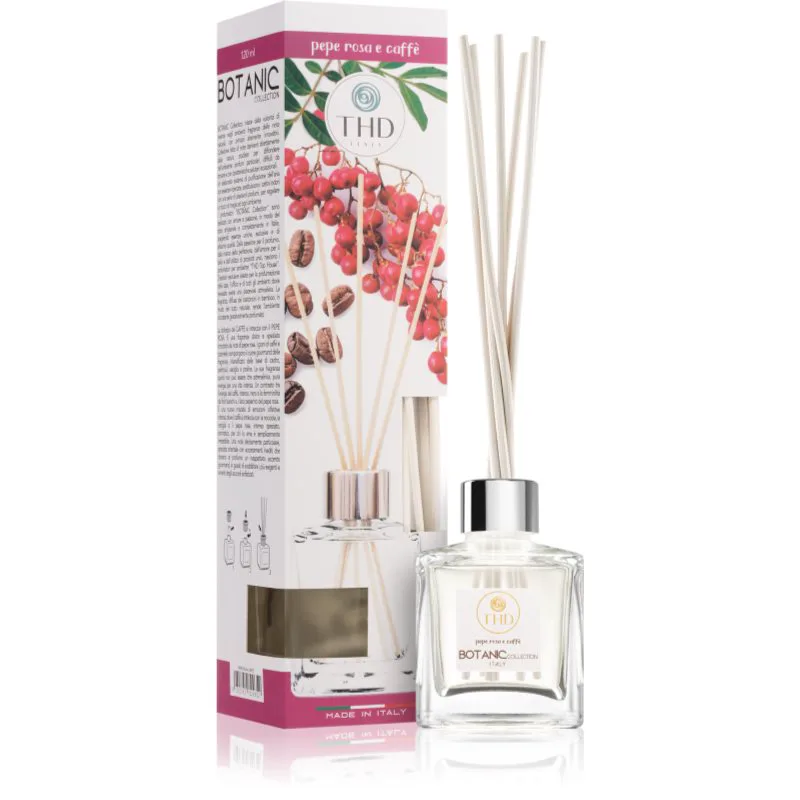 THD Botanic Pepe Ροζ E Caffé άρωμα για διαχύτη 120 ml