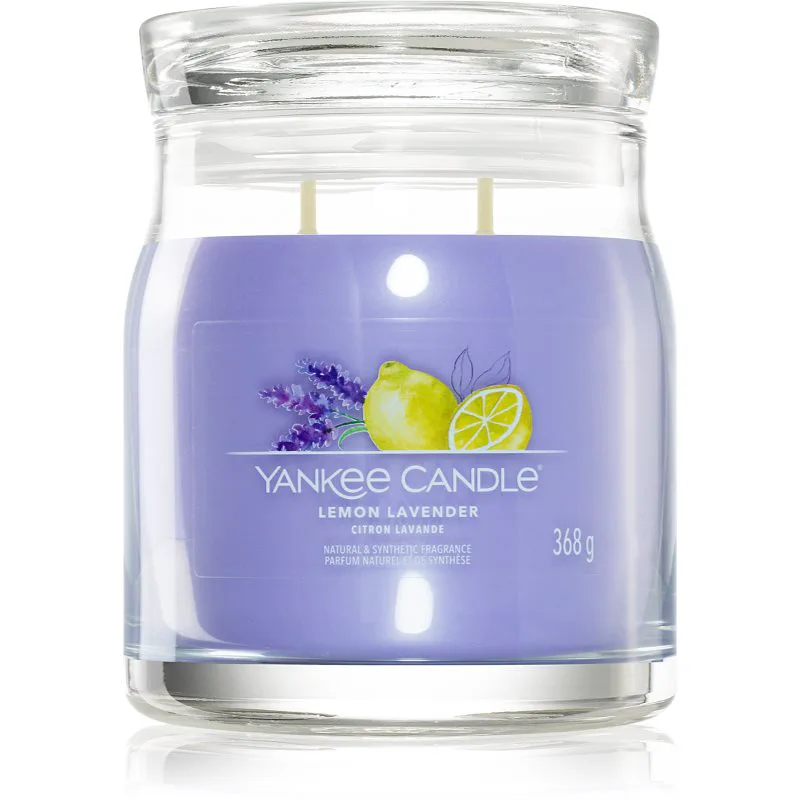 Yankee Candle Lemon Lavender αρωματικό κερί Signature 368 γρ