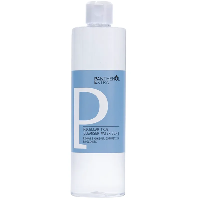 Panthenol Extra True Cleanser 3in1 Micellar Water Μικυλιακό Νερό Καθαρισμού Προσώπου για την Αφαίρεση Μακιγιάζ, Ρύπων & Λιπαρότητας 500ml