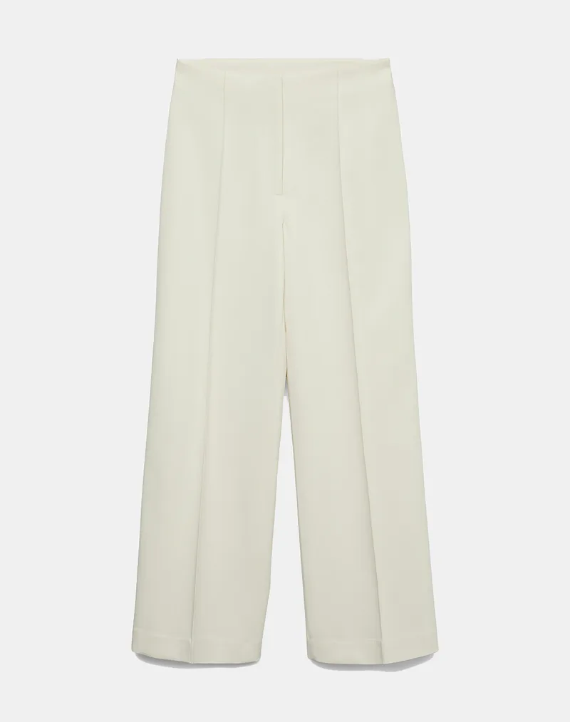 AWARE BY VERO MODA AWVANNAH HW STRAIGHT PANT 10339491-Birch Cream