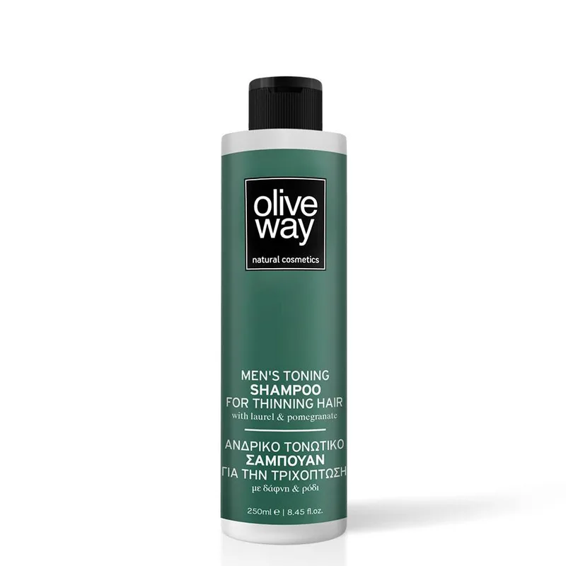 OLIVEWAY Ανδρικό Σαμπουάν κατά της Τριχόπτωσης 250ml